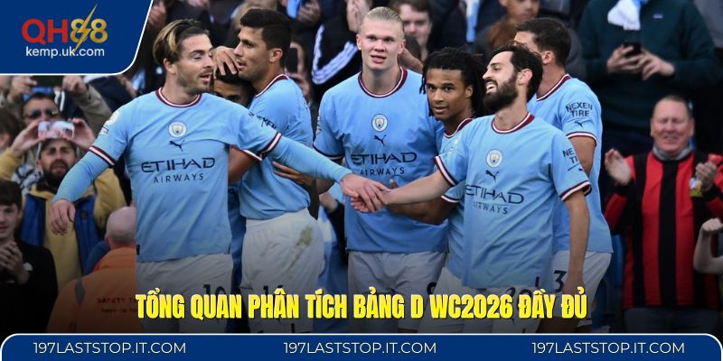 Tổng quan phân tích bảng D WC2026 đầy đủ